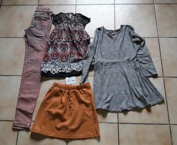 Lot 4 vêtements 12 ans fille
