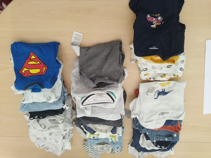 Lot vêtements bébé garçon 1 mois - photo numéro 6