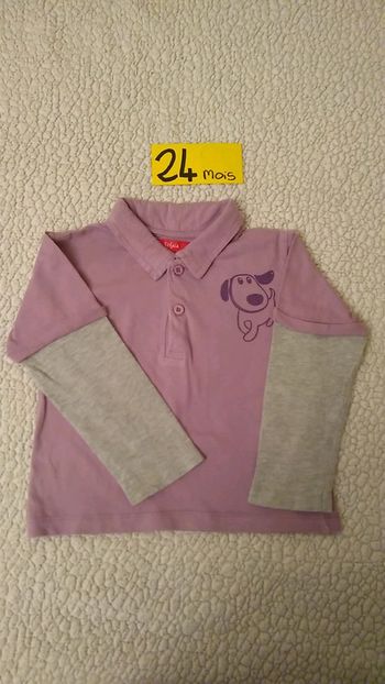 Polo manches longues 24M