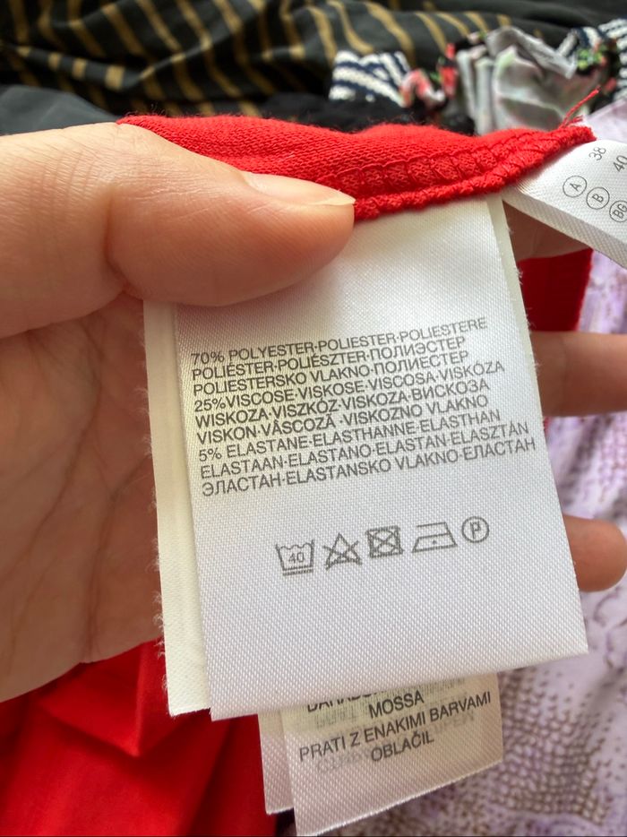 Robe droite rouge C&A taille 40 L - photo numéro 8