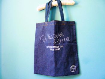 Sac Femme Kaporal tote bag pochette jean bleu neuf