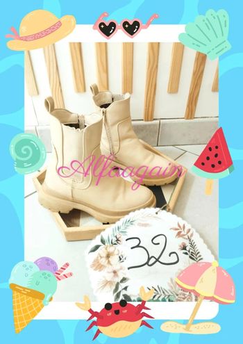 Bottines beiges 32
