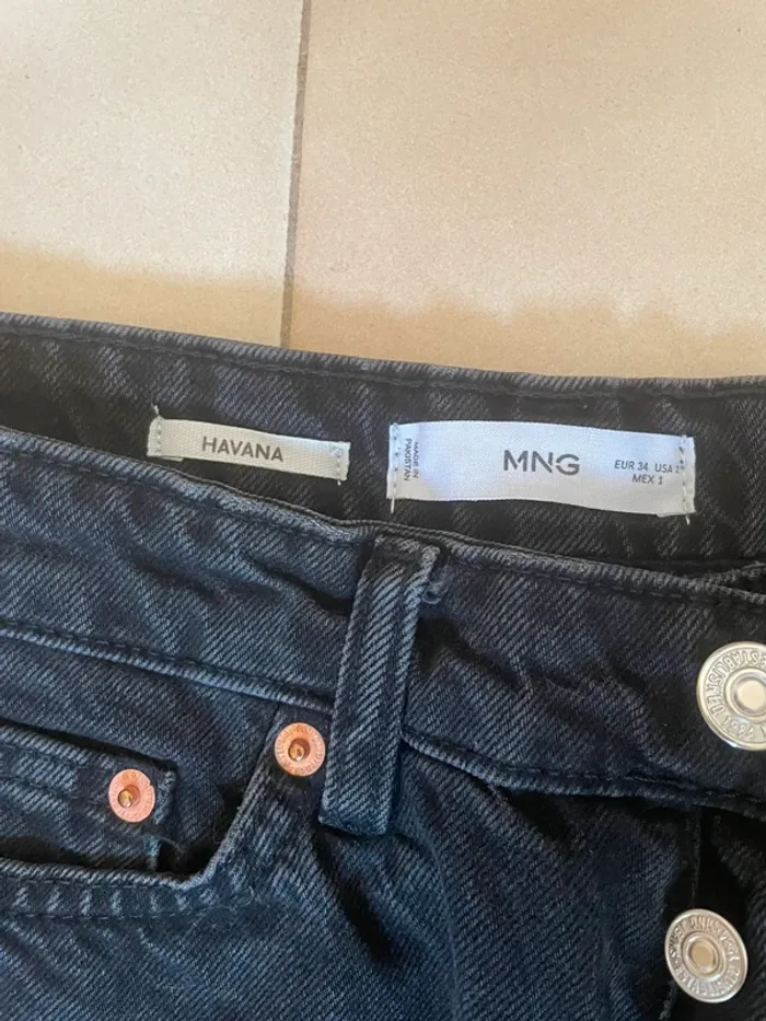Jean Mango noir Havana taille 34 - photo numéro 3