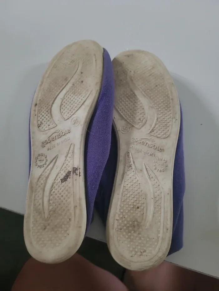 Ballerines violettes, domyos, taille 34 - photo numéro 4