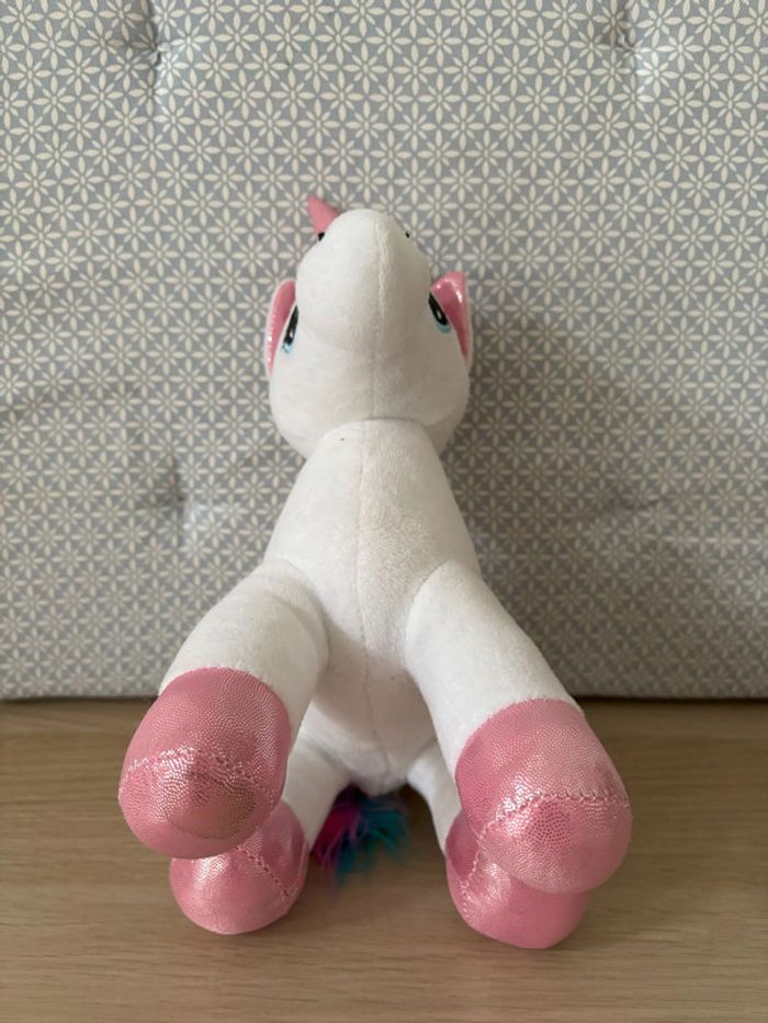 Peluche Licorne "Arc-En-Ciel" - photo numéro 5