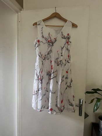Robe été doublure blanche