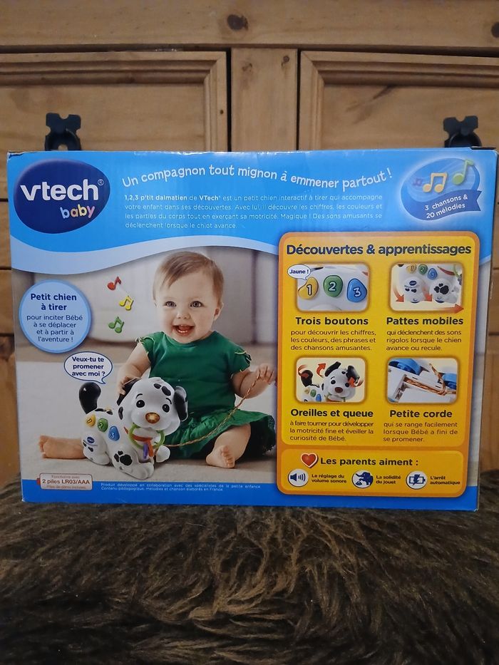 1 ,2,3.petit dalmatien interactif vtech - photo numéro 2