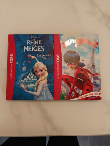 Lot 2 livres la bibliothèque rose 