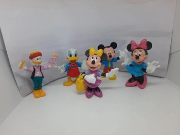 Lot figurines mickey. Minnie.Donald.geo trouvetou