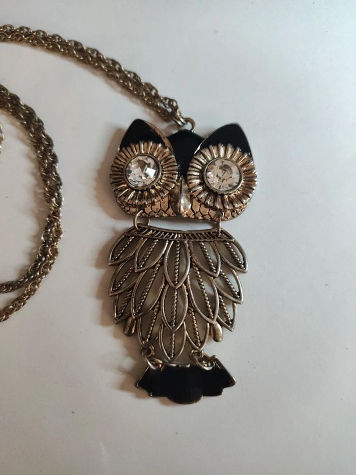 Sautoir chouette articulée - photo numéro 3