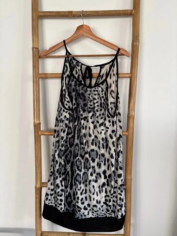 Robe vintage années 2000 style léopard taille unique