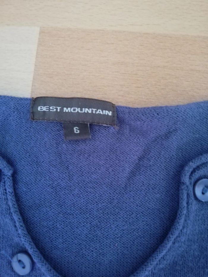Pull motif loup Best Mountain T6ans - photo numéro 3