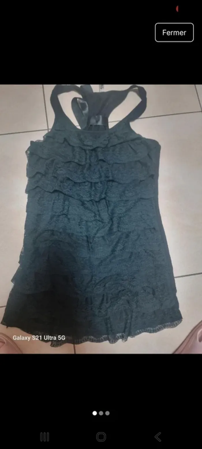 Debardeur dentelle