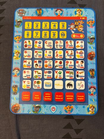 Tablette éducative pat patrouille 