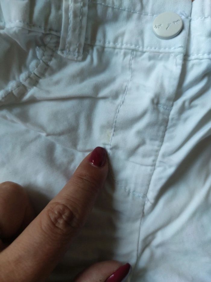 Short léger blanc - photo numéro 2