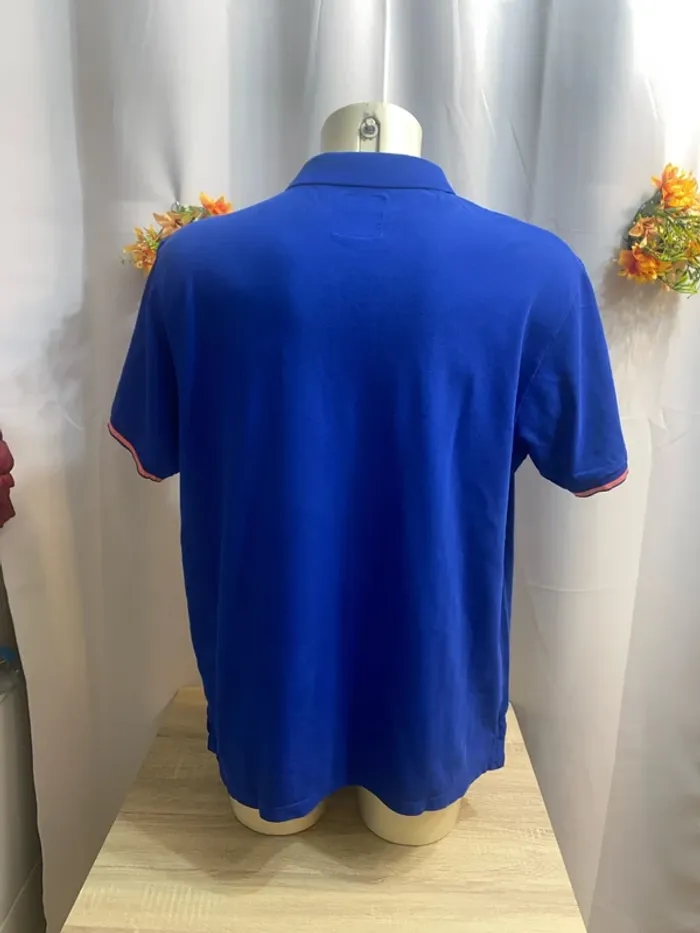 Polo bleu Ruckfield coton taille XXL - n6p - photo numéro 3