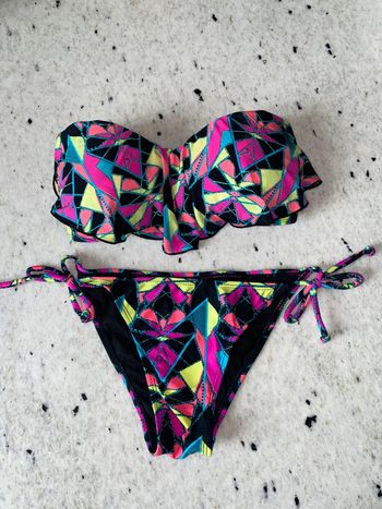 Maillot de bain 2 pieces multicolore Océan club 34