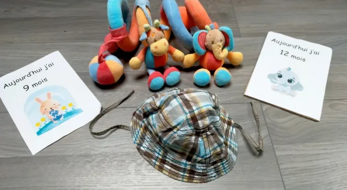 Bob à rayures garçon 9-12 mois H&M