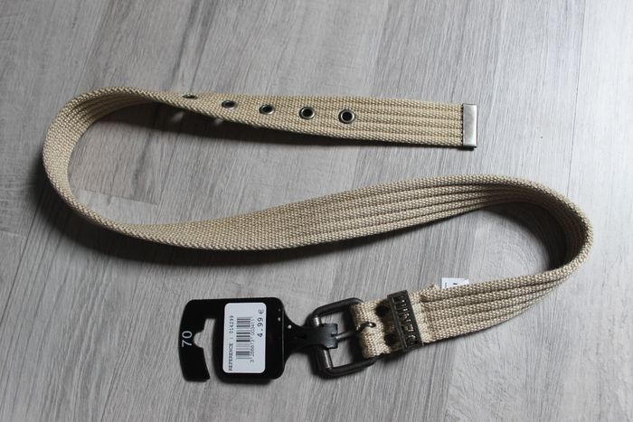 ceinture enfant beige neuve denim - photo numéro 3