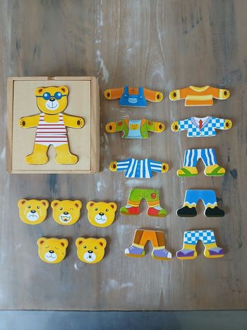 Puzzle mon ourson à habiller