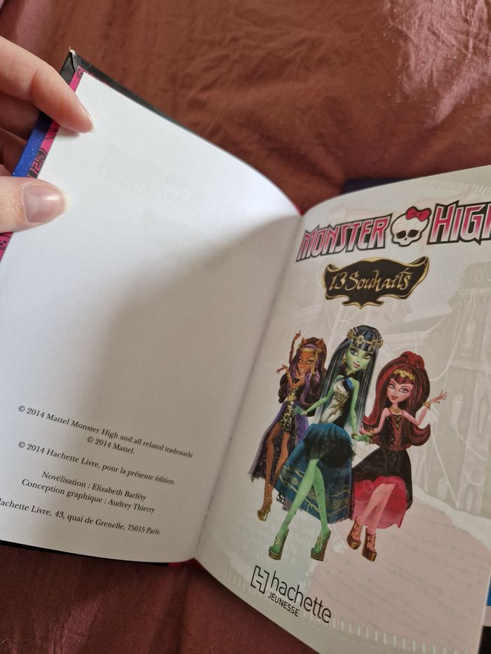 Livre monster high - photo numéro 3