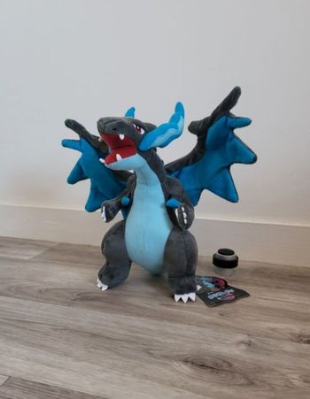 Peluche Pokémon Méga-Dracaufeu X