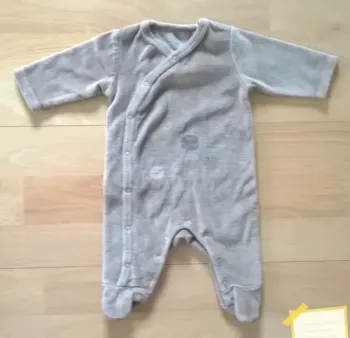 Pyjama velours naissance mixte Verbaudet