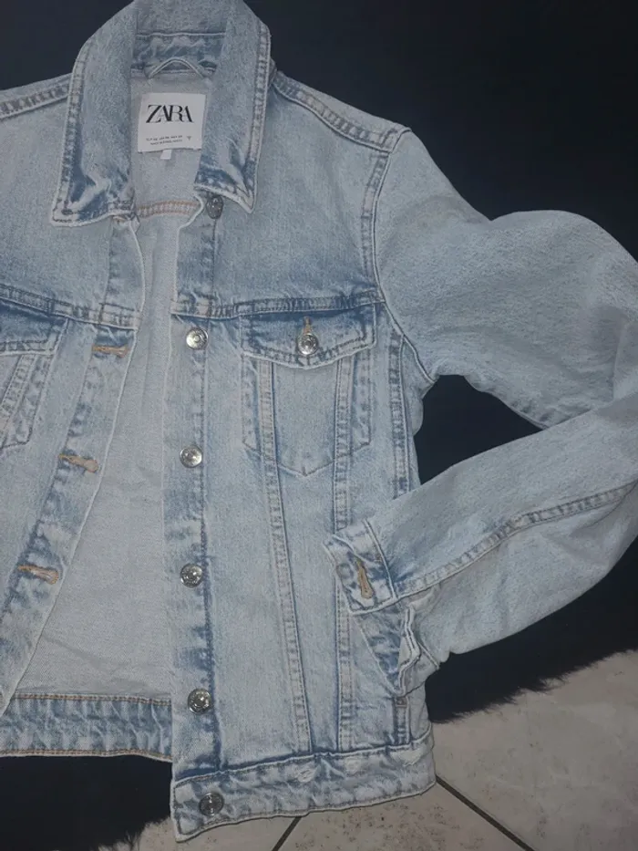 Veste en jean Zara - photo numéro 3