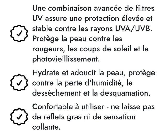 🌹Gel crème solaire à  l'acide hyaluronique Mihi - photo numéro 4