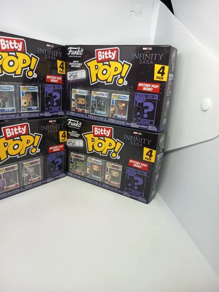 Lot de 4 Boîtes - Funko Bitty Pop - The Infinity Saga – Collection Complète - photo numéro 3