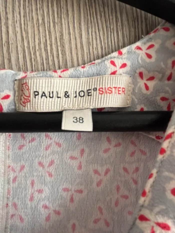 Sublime combinaison d’été gris perle et rouge - Paul & Joe - T38 - photo numéro 5