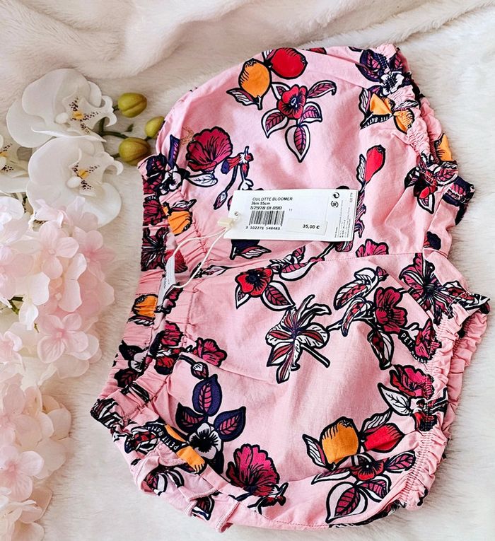 Lot 4 pièces Petit Bateau 100% coton Cardigan gilet, Short, Bloomer et Tunique Taille 36 mois - photo numéro 4