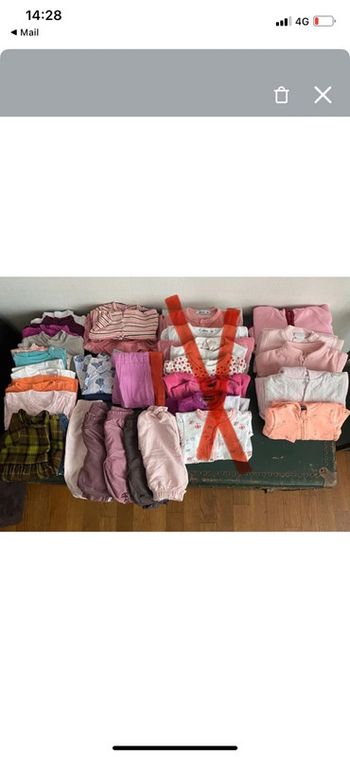 Gros lot vêtements fille 3 mois