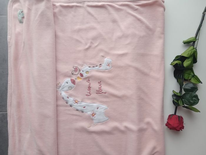 Plaid abricot neuf - photo numéro 4