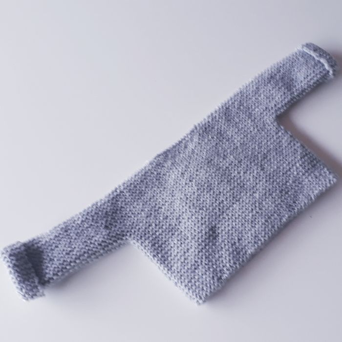 Vêtement layette brassière kimono cache-coeur tricoté main bébé naissance nouveau né noeud liberty Tana Lawn Annabell - photo numéro 8