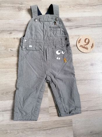 Salopette doublée 9 mois