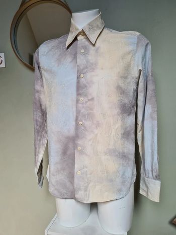 Chemise dégradée broderie palmier