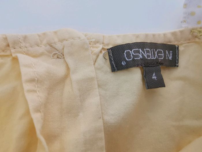 Robe In Extenso 4ans jaune - photo numéro 3