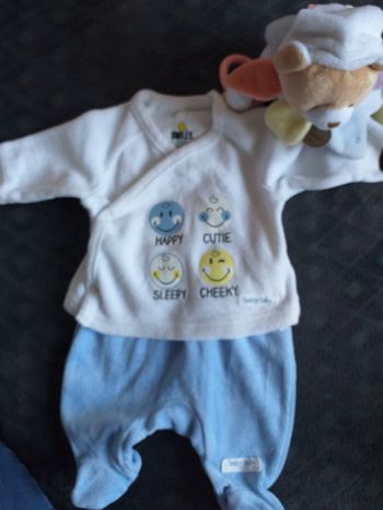 Pyjama 1 mois Smiley baby mixte