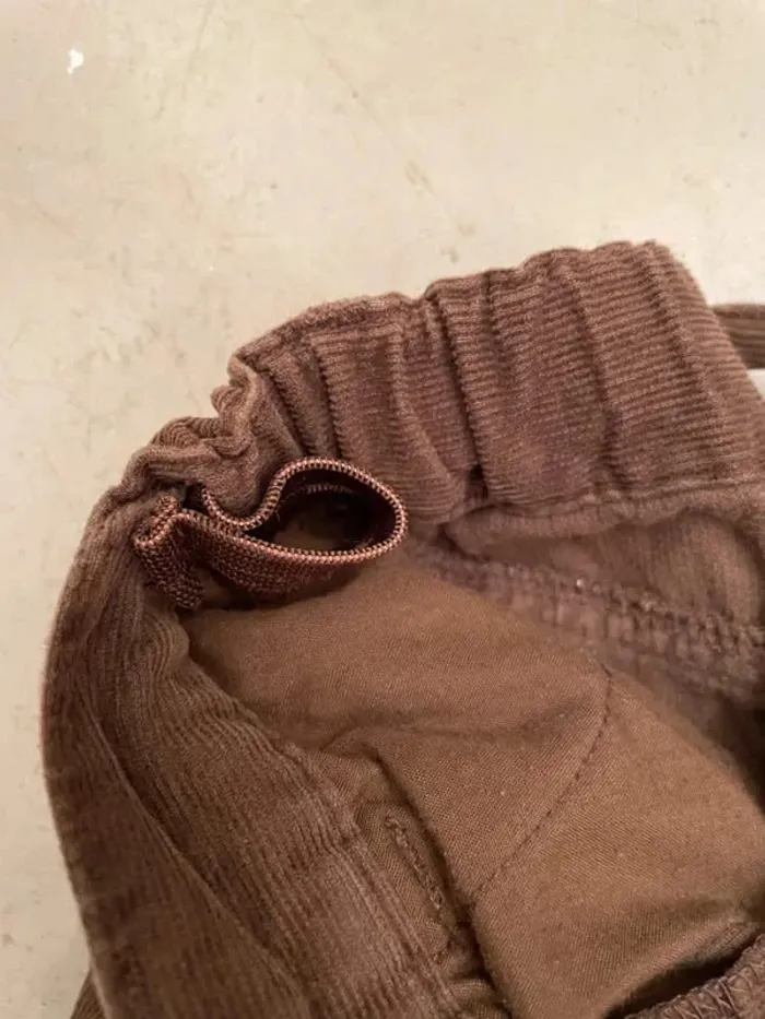 Jupette marron velours 5 ans - photo numéro 5