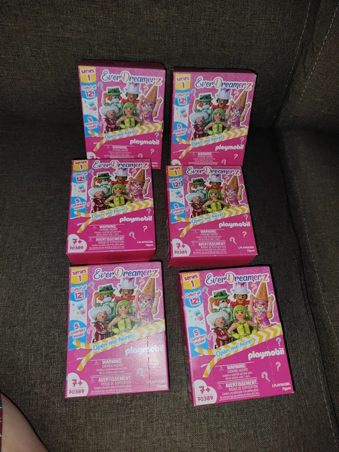 Lot 6 playmobil everdreamerz série 1