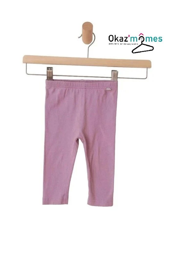 LOT de 4 leggings fille 12 mois (noir / rose / violet) - photo numéro 8