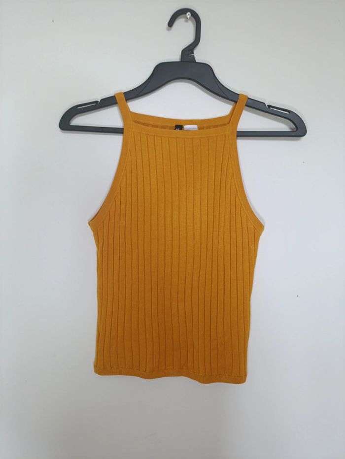 Débardeur côtelé moutarde – Divided (H&M)