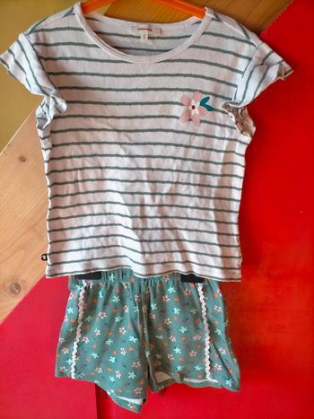 Ravissant pyjashort Catimini 8 ans