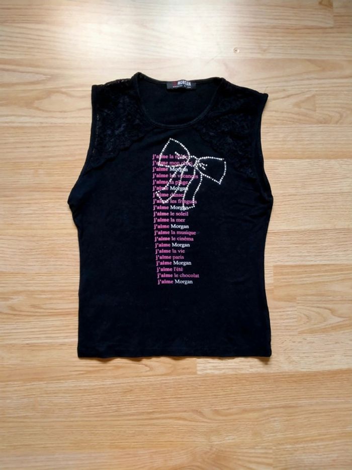 Débardeur noir. Morgan de toi. Taille 36