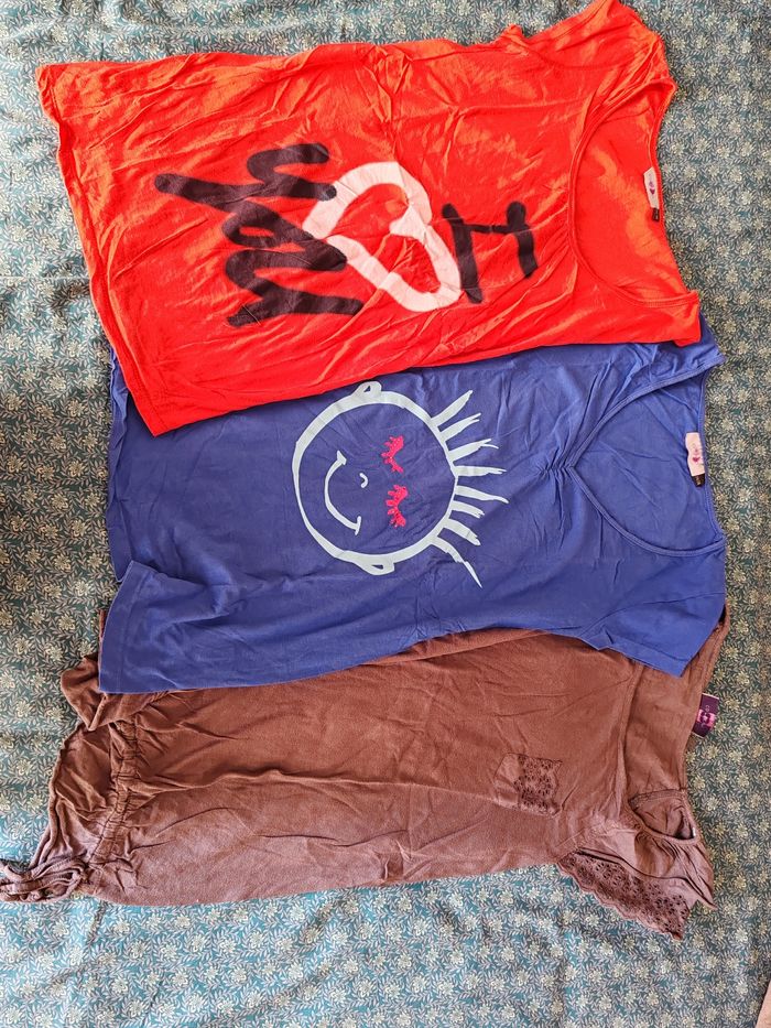 Lot de 3 hauts de grossesse, kiabi, taille s - photo numéro 1