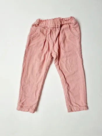 Pantalon élastique en velours côtelé