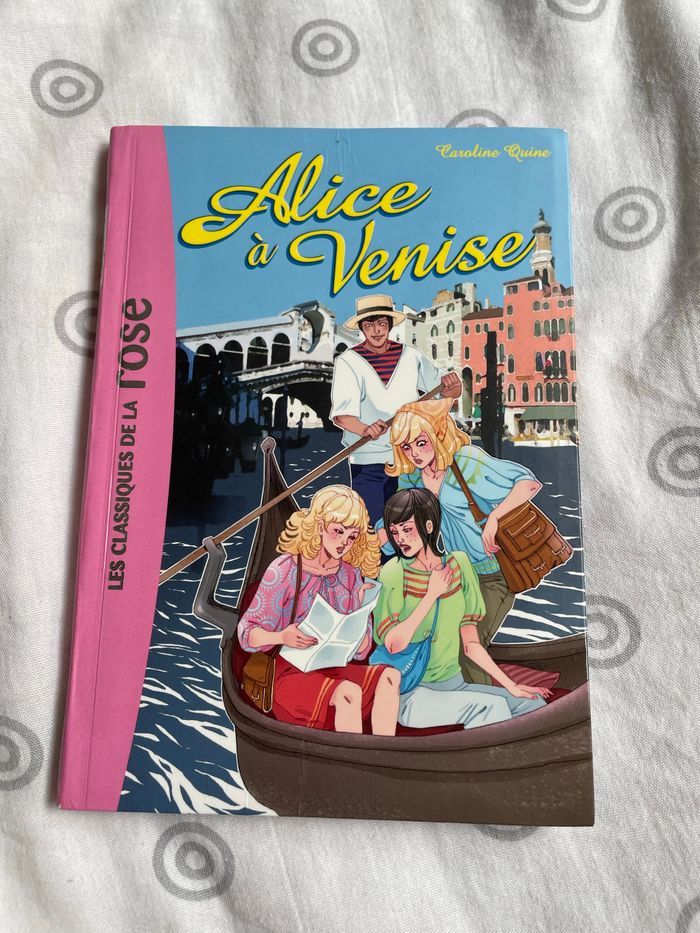 Livre Alice à Venise la bibliothèque rose