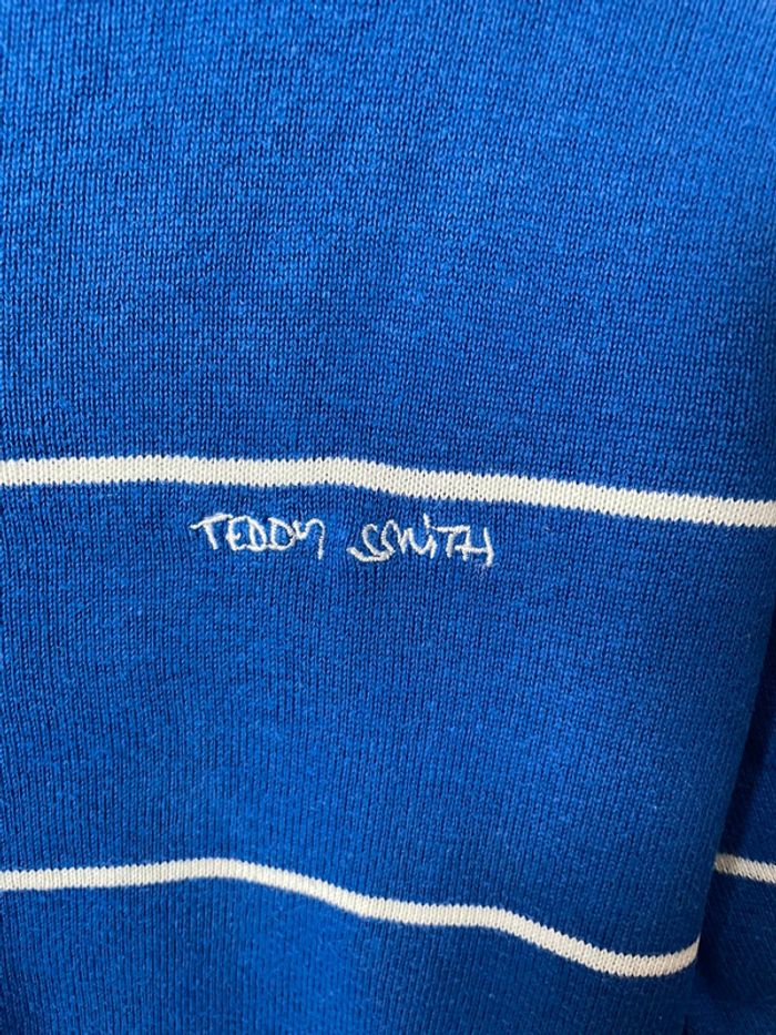 Pull Teddy Smith – Taille 16 ans / S – Bleu - photo numéro 2
