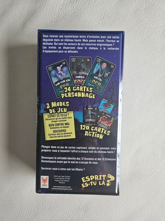 Jeu neuf "Esprit es-tu là?" - photo numéro 2